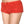 Micro mesh lace ruffle trim tanga shorts