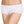 Micro mesh lace ruffle trim tanga shorts