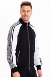 SNAKE SIDE PRINT TRACK JACKET