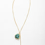 Pearl And Gemstone Pendant Necklace In Gold