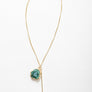 Pearl And Gemstone Pendant Necklace In Gold