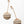 Textured Gold Disc Dangle Drop Earrings