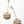 Textured Gold Disc Dangle Drop Earrings