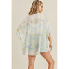 DIONA J TIE DYE KIMONO ONE SIZE COLOR GREEN