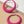 Large color coated puffy hoop earrings