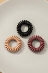 3 Pieces set coil hair ties