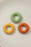 3 Pieces set coil hair ties