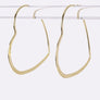 Heart Shape Iconic Hoops