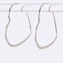 Heart Shape Iconic Hoops