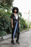 Lace Longline Mandala Kimono With Scallop Trim