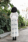 Lace Longline Mandala Kimono With Scallop Trim
