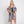 DIONA J GEOMETRIC TRIM TIE DYE PRINT KIMONO CARDIGAN ONE SIZE COLOR NAVY