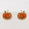 Halloween Pumpkin Stud Earring