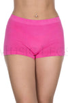 Seamless spandex boy shorts