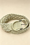Genuine Leather Braided Belt