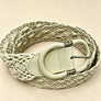 Genuine Leather Braided Belt