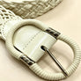 Genuine Leather Braided Belt
