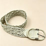 Genuine Leather Braided Belt