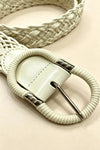 Genuine Leather Braided Belt