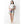 DIONA J MESH TASSEL TROPICAL PRINT SHORT KIMONO ONE SIZE COLOR WHITE