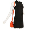 Diona J Women's Designer Quilted Chic Fashion Crossbody Bag Orange