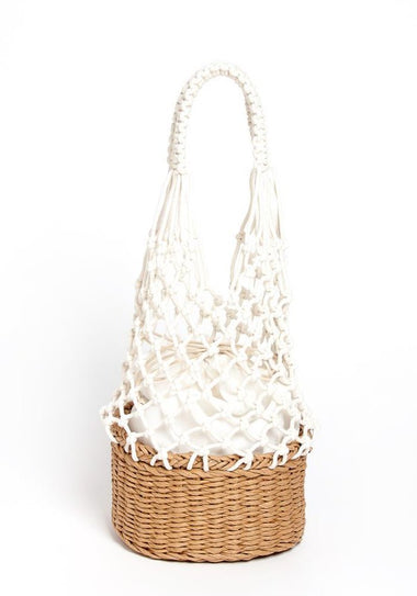 KNIT BASKET BAG