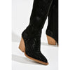 Cape Robbin Block Studded Western Cowboy Boots Black Size 7.5