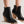 Beast Fashion Pointed Metal-Tip Toe Block Heel Ankle Boots