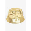 DIONA J METALLIC SHINY BUCKET HAT COLOR SILVER