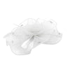 A Fascinator Hat Mesh Ribbon Feathers Gatsby