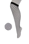 Large Gauge Stretch Fishnet Stocking Knee Socks
