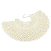 Chunky Faux Pearls Choker Collar Necklace Set