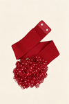 Large Chiffon Polkadot Elastic Belt
