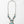 Silver Stepping Stone Necklace With Turquoise