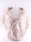 Over Size Faux Felt Fur Scarf Shawl Wrap