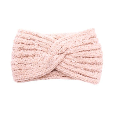 Knitted Bow Crochet Twist Ear Warm turban Headband