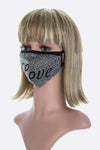 LOVE Crystal Fashion Mask