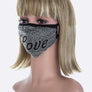 LOVE Crystal Fashion Mask