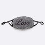 LOVE Crystal Fashion Mask