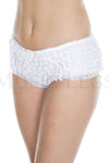 Soft rufflled shorts with back satin bow