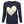 S/S Love Heart Crew-neck  12GG Pullover Sweater