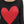 S/S Love Heart Crew-neck  12GG Pullover Sweater