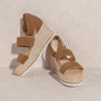 OASIS SOCIETY Slyvie - Double Strap Wedge Heel