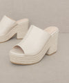 OASIS SOCIETY Melissa - Espadrille Platform Slide