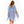 DIONA J SOLID PLEATED KIMONO CARDIGAN ONE SIZE COLOR BLUE