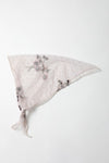 Tulle Lace Embroidered Poppy Headscarf