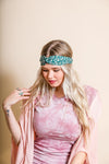 Floral Trailing Vine Twist Headwrap