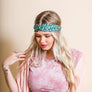 Floral Trailing Vine Twist Headwrap
