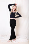 Flared Stretchy Lounge Pants With Relaxed Fit