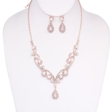 LUXURY NECKLACE AND EARRING SET